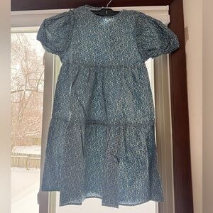 Mango Kids Blue Patterned Dress BRAND NEW SIZE:13-14